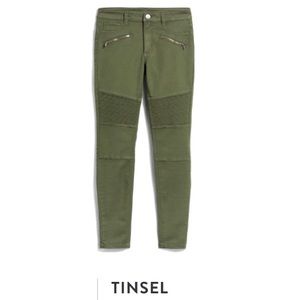Tinsel green skinny jeans NEW WITH TAGS